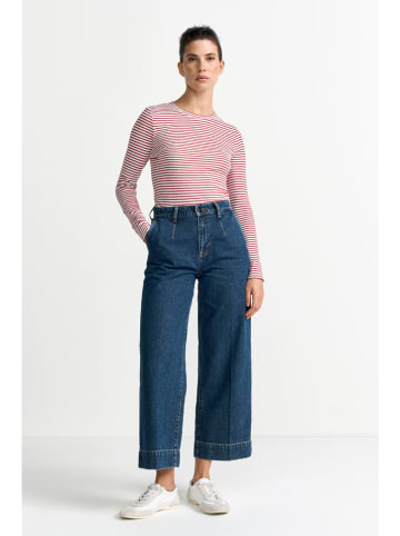 Rich & Royal Longsleeve in Weiß/ Rot