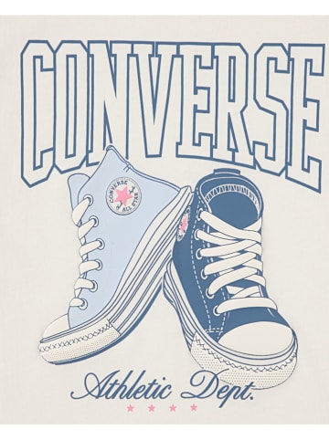 Converse Shirt wit/blauw