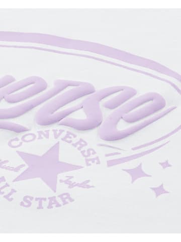 Converse Shirt wit/paars
