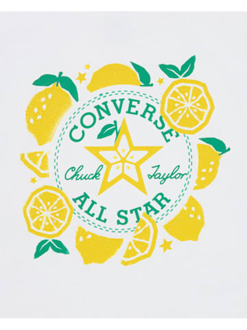 Converse Shirt wit/geel