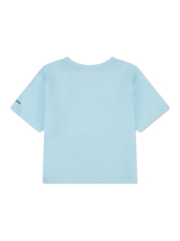 Converse Shirt lichtblauw/geel