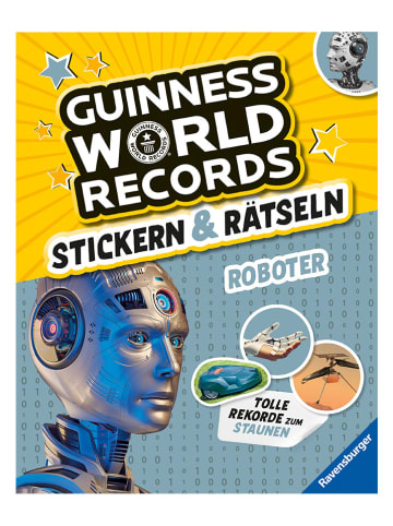 Rätselbuch "Stickern & Rätseln: Roboter"