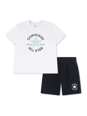 Converse 2tlg. Outfit in Weiß/ Schwarz