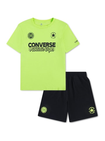 Converse 2-częściowy zestaw w kolorze czarno-limonkowym