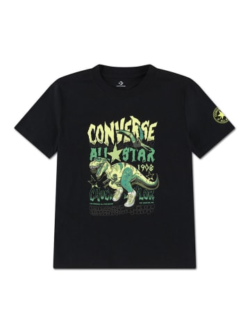 Converse Shirt zwart/groen