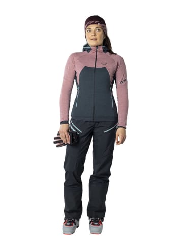 Fleece vest "Tour Wool" in Hellrosa/antraciet
