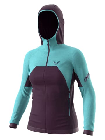 Fleecejacke "Tour Wool" in Blau/ Lila