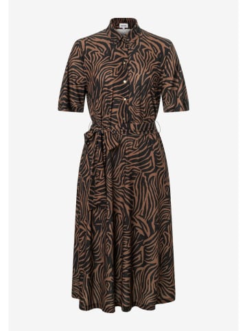 More & More Kleid in Braun/ Schwarz