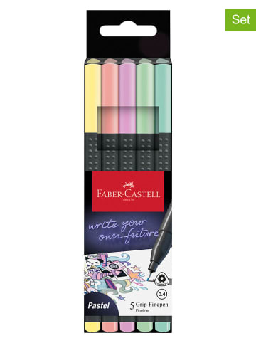 Faber-Castell Cienkopisy (2x 5 szt.) "Grip 0.4 pastell"