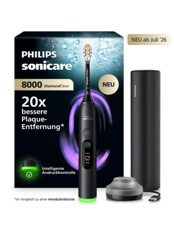 PHILIPS sonicare Schallzahnbürste ''Sonicare 8000'' in Schwarz
