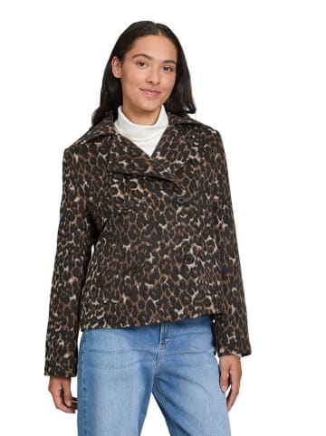CARTOON Hemdjacke in Braun/ Schwarz