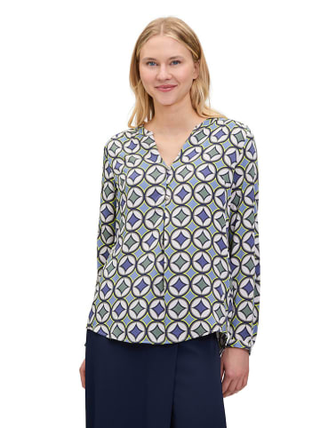 CARTOON Bluse in Blau/ Grün