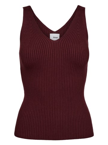 NÜMPH Top "Nucerys" w kolorze bordowym