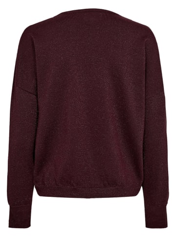 NÜMPH Sweter "Nudayletta" w kolorze bordowym
