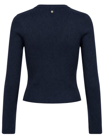 NÜMPH Sweter "Nushelba" w kolorze granatowym