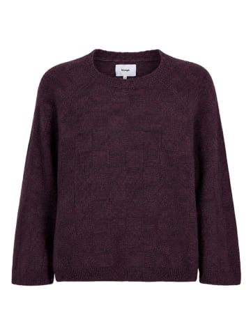 NÜMPH Pullover "Nuriette" in Aubergine