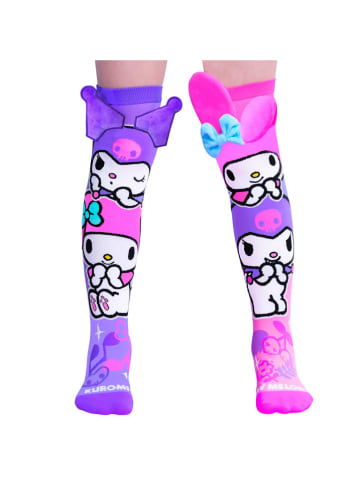 Madmia Socken "Kuromi & MyMelody" in Bunt