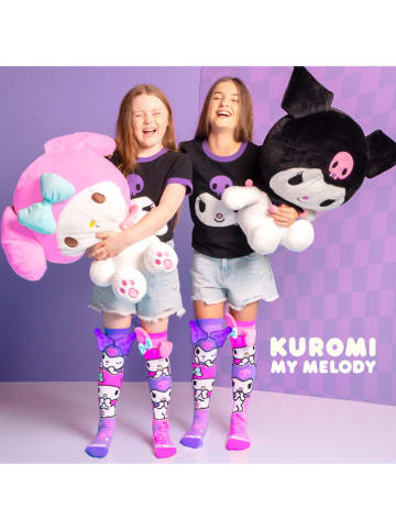 Madmia Socken "Kuromi & MyMelody" in Bunt