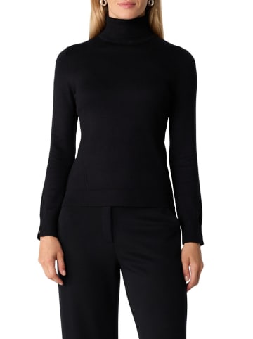 comma Rollkragenpullover in Schwarz