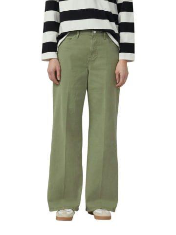 s.Oliver Dżinsy - Wide Leg - w kolorze khaki