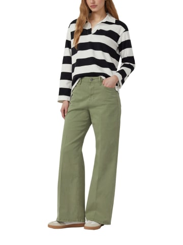 s.Oliver Dżinsy - Wide Leg - w kolorze khaki