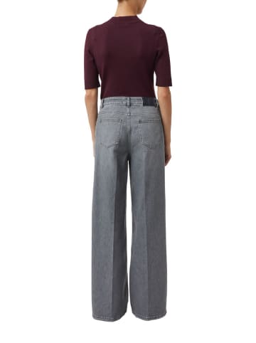 comma Jeans - Wide leg - in Grau
