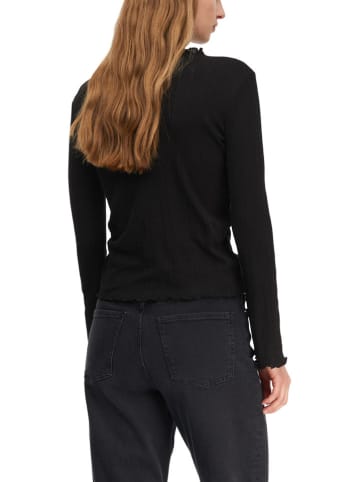 comma Longsleeve in Schwarz