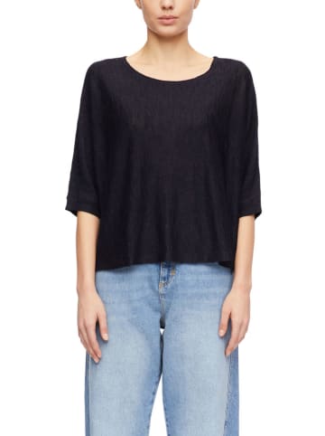 comma Longsleeve in Dunkelblau