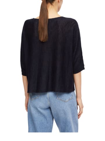 comma Longsleeve in Dunkelblau