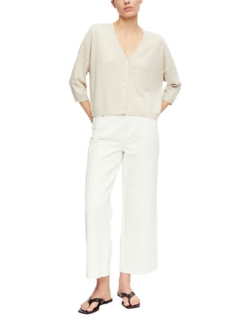 comma Cardigan in Beige