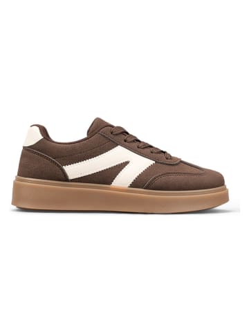 C'M Sneakersy w kolorze brązowym