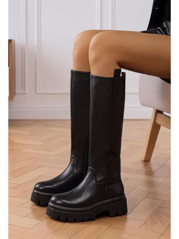 C'M Stiefel in Schwarz