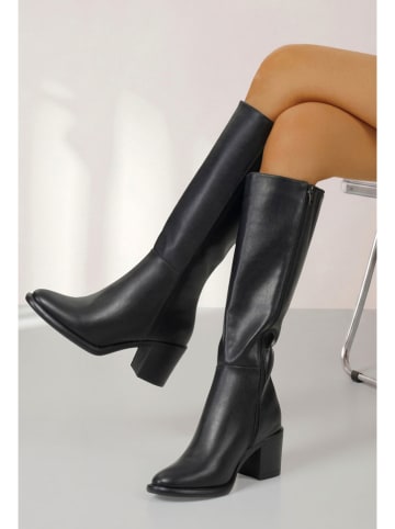 C'M Stiefel in Schwarz