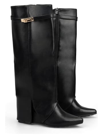 C'M Stiefel in Schwarz