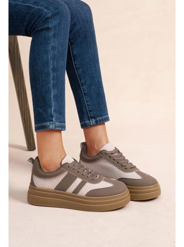 Foreverfolie Sneakers in Hellbraun/ Rosa