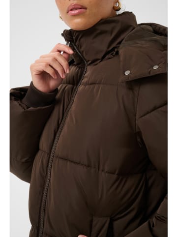 Kaffe Winterjacke in Hellbraun