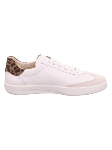 Leren sneakers "Silence" crème