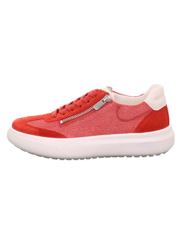 Leder-Sneakers "Jump" in Rot
