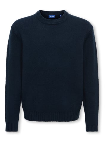 ONLY & SONS Junior Sweter "James" w kolorze granatowym