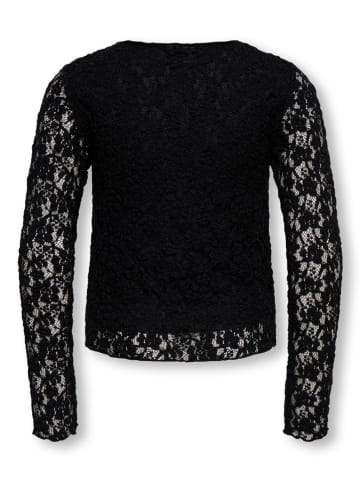 Longsleeve "Leika" in Schwarz