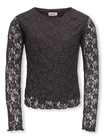 KIDS ONLY Longsleeve "Leika" in Anthrazit