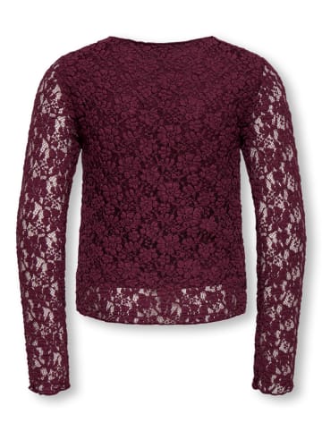 KIDS ONLY Longsleeve "Leika" bordeaux