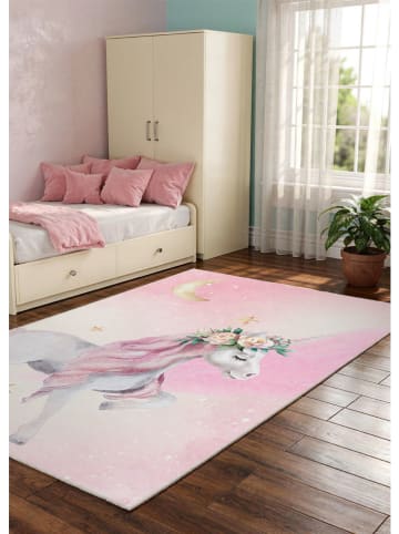 BELLA MAISON Laagpolig tapijt ''Ross'' lichtroze