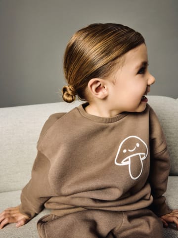 name it Sweatshirt "Riley" in Hellbraun