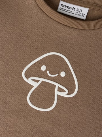 name it Sweatshirt "Riley" lichtbruin