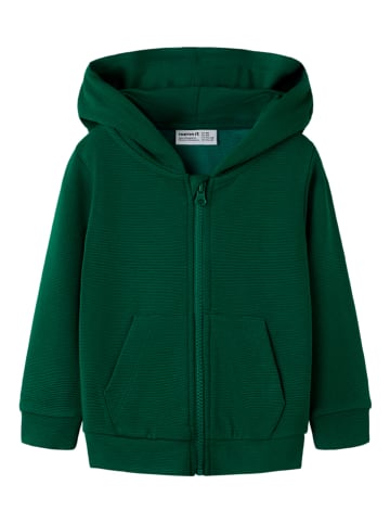 name it Sweatvest "Pniba" groen