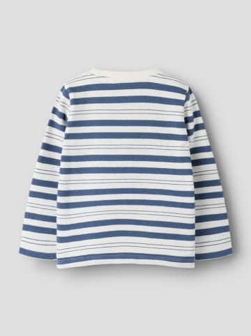 name it Longsleeve "Landon" in Weiß/ Blau