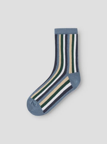 name it 5-delige set: sokken beige/blauw