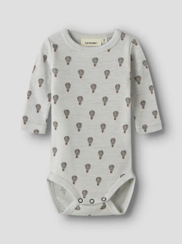 Lil Atelier Wełniane body "Noel" w kolorze szarym