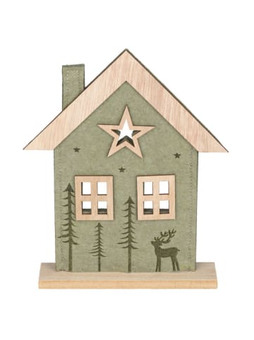 Hollybell 2-delige set: decoratieve objecten groen